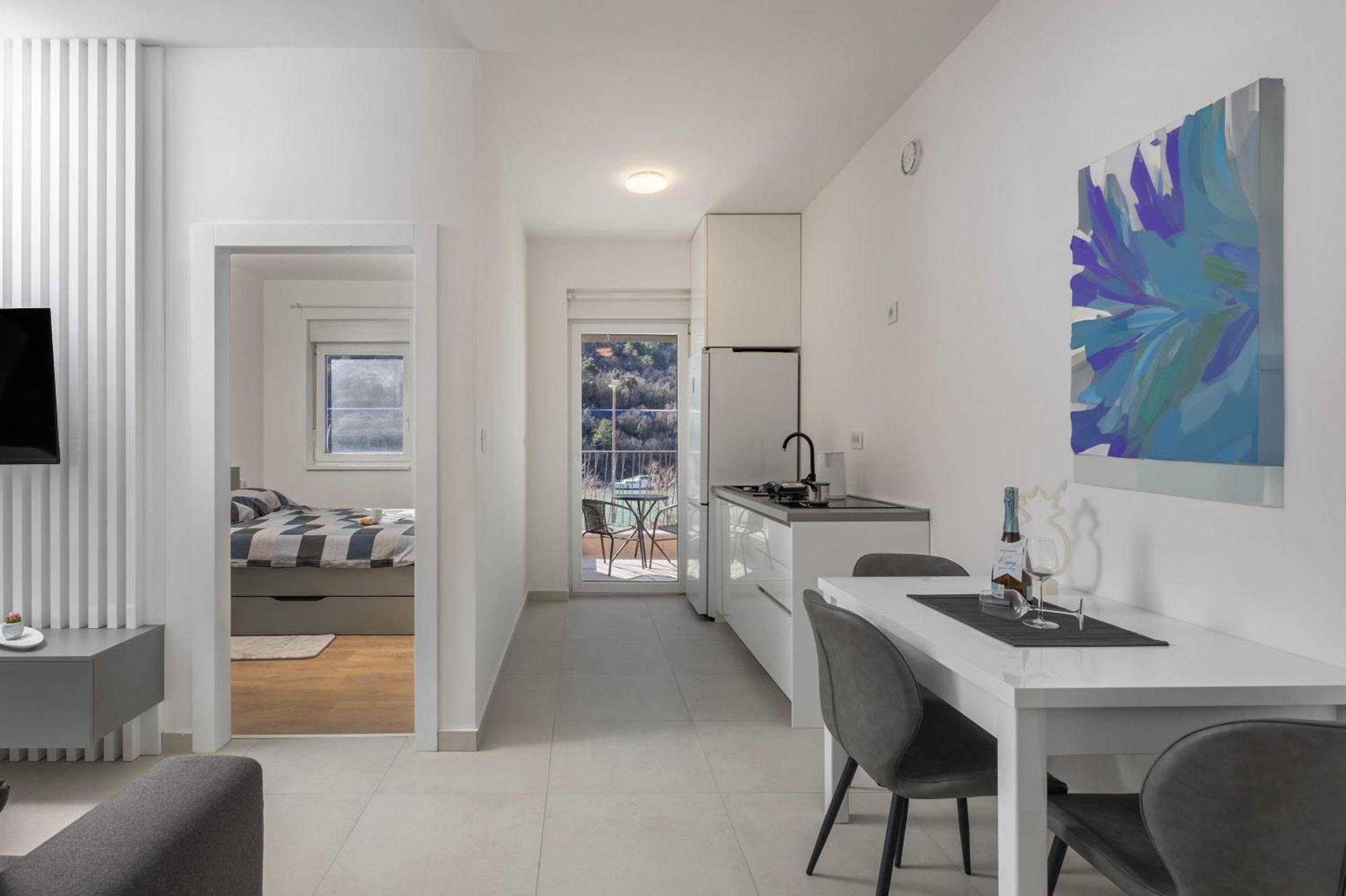 Seafront Villa Andrijana - Happy Rentals Plomin Luaran gambar
