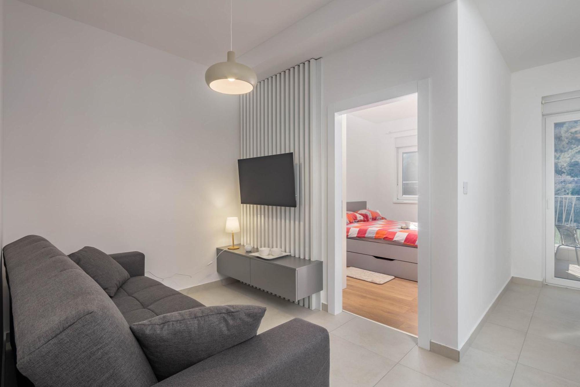 Seafront Villa Andrijana - Happy Rentals Plomin Luaran gambar