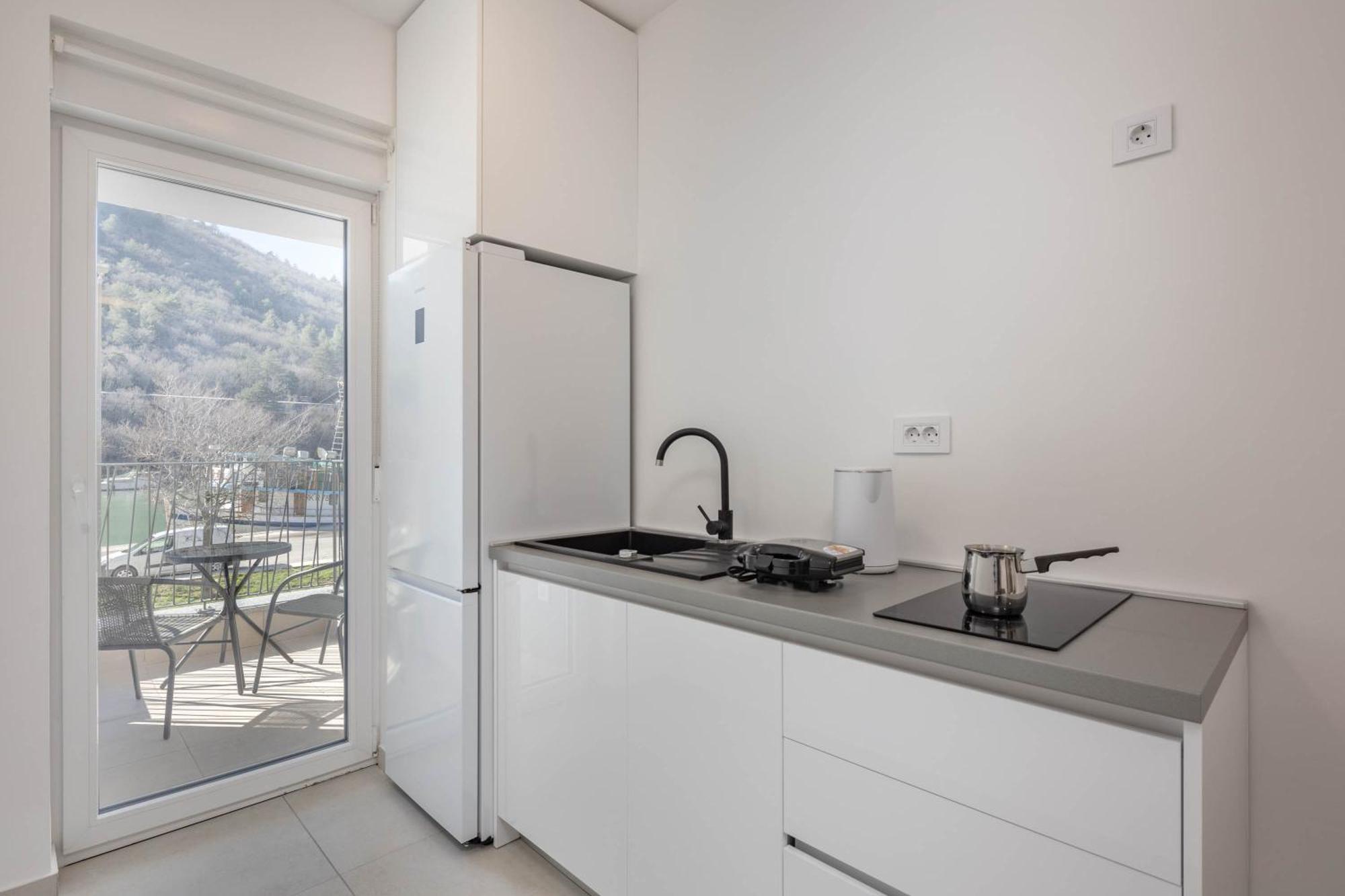 Seafront Villa Andrijana - Happy Rentals Plomin Luaran gambar